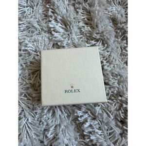 Rolex Watch dark brown leather case